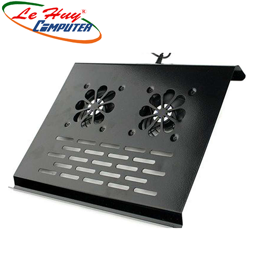 Đế tản nhiệt Laptop LX-003 (Nhôm 2 Quạt)