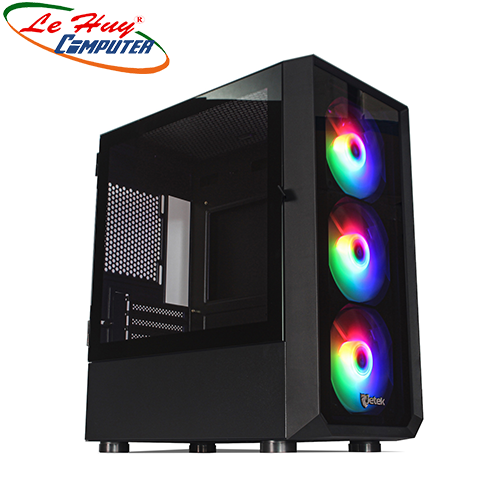 Vỏ máy tính Jetek GAME Squid X3 (Kèm 3 Fan RGB)