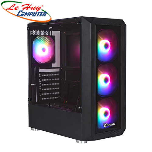 Vỏ máy tính Jetek GAME SQUID R5 (Kèm 3 Fan RGB)