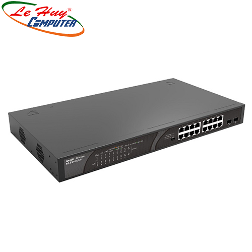 Thiết bị chuyển mạch Switch RUIJIE RG-ES118GS-P 16-Port GE PoE + 2-Port GE SFP