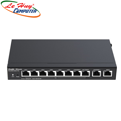 Thiết bị chuyển mạch Switch RUIJIE RG-EG310GH-P-E 10-Port High Performance Cloud Managed PoE