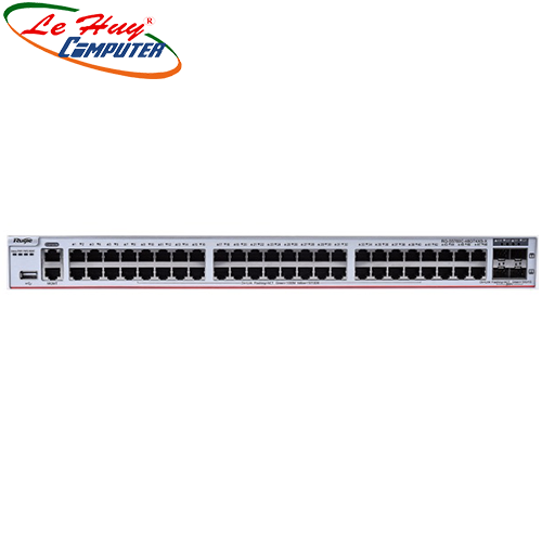 Thiết bị chuyển mạch Switch RUIJIE RG-S5760C-48GT4XS-X 48-Port 10/100/1000BASE-T + 4-Port 1G/10G SFP+