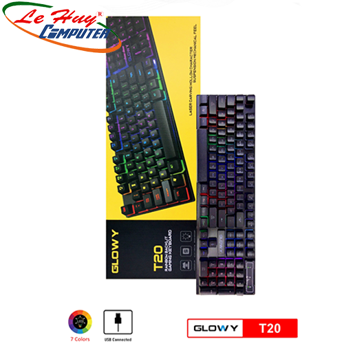 Bàn phím giả cơ GLOWY T20 Led