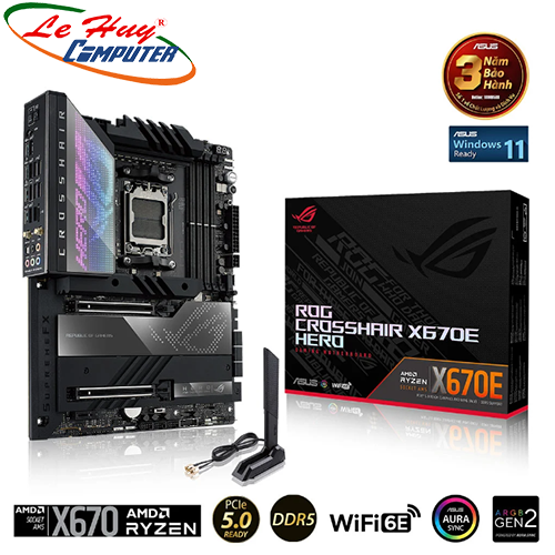 Bo Mạch Chủ - Mainboard ASUS ROG CROSSHAIR X670E HERO DDR5
