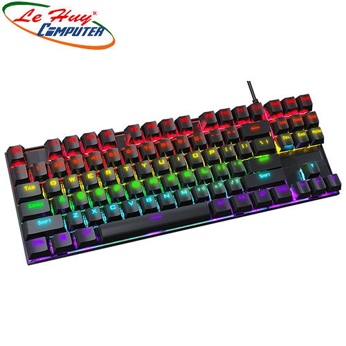 Bàn phím cơ GAMING T-Wolf T18 Blue Switch 12 chế độ Led