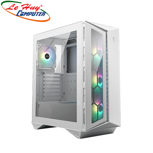 Vỏ máy tính MPG GUNGNIR 110R WHITE (Kèm 4 Fan ARGB)