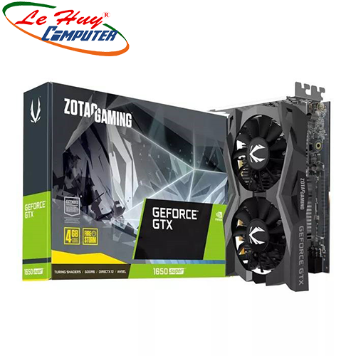 Card Màn Hình - VGA Zotac GTX 1650 Super 4G GDDR6 Gaming Twin Fan (ZT-16510F-10L)