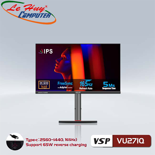 Màn Hình LCD 27'' VSP VU271Q 2K QHD 5ms 165hz