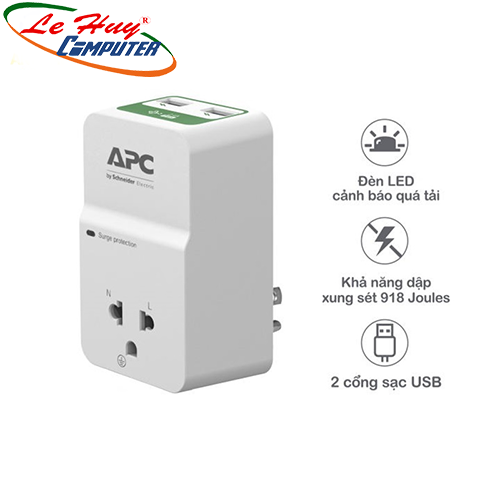 Ổ cắm điện chống sét APC by Schneider Electric