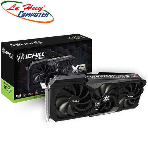 Card màn hình - VGA INNO3D GEFORCE RTX 4070 Ti ICHILL X3