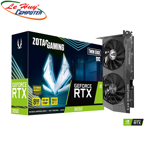 Card Màn Hình - VGA ZOTAC GAMING GeForce RTX 3050 Twin Edge OC 8GB GDDR6 (ZT-A30500H-10M)