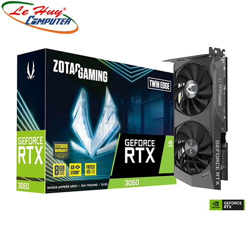 Card Màn Hình - VGA ZOTAC GAMING GeForce RTX 3060 8GB Twin Edge (ZT-A30630E-10M)