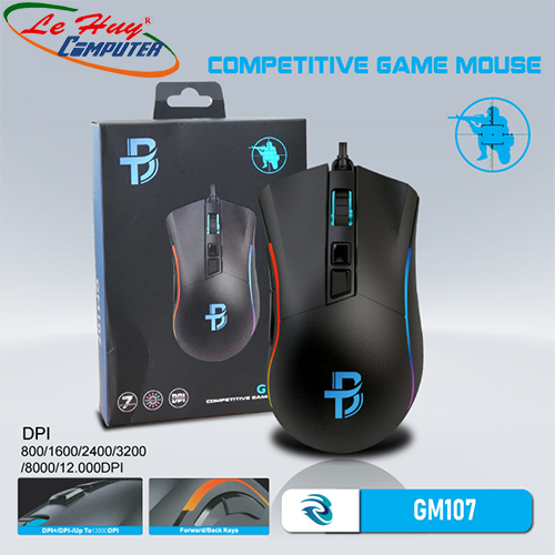 Chuột máy tính Gaming Bosston GM107 RGB