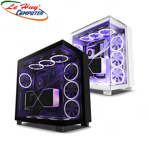 Vỏ máy tính NZXT H9 ELITE BLACK/WHITE