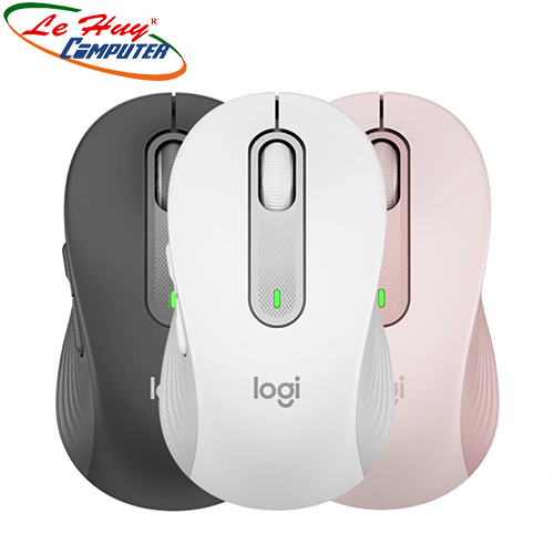 Chuột không dây Logitech SIGNATURE M650L (Wireless/Bluetooth) (Đen/Trắng)