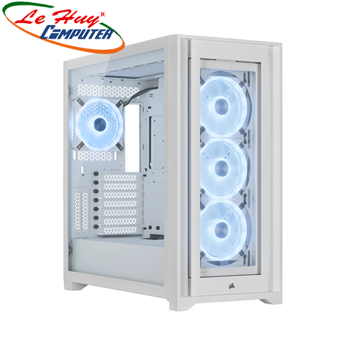 Vỏ máy tính Corsair iCUE 5000X RGB QL True White CC-9011233-WW