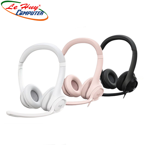 Tai nghe Logitech H390 USB (Đen/Trắng/Hồng)