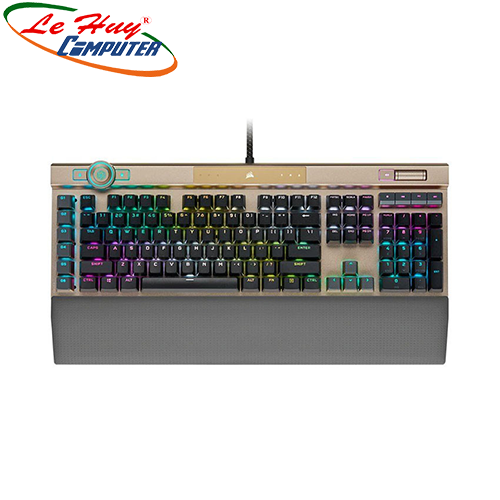 Bàn phím cơ Corsair K100 RGB Midnight Gold Optical switch CH-912A21A-NA