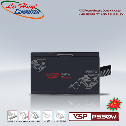 Nguồn máy tính VSP Delta P550W 550W