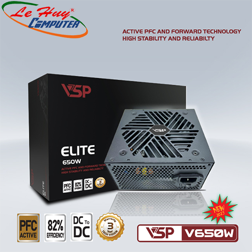 Nguồn máy tính VSP Elite V650W 650W