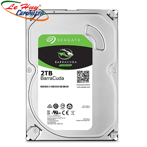 Ổ Cứng HDD Seagate BarraCuda 2TB 3.5inch SATA III Board xéo Hàng Công Ty