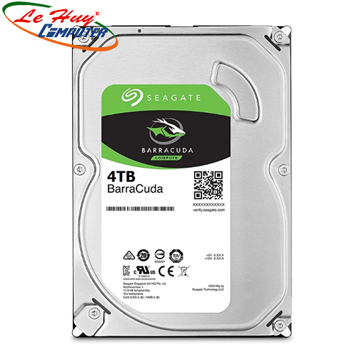 Ổ Cứng HDD Seagate BarraCuda 4TB 3.5inch SATA III Board xéo Hàng Công Ty