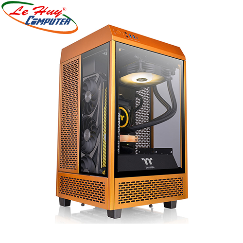 Vỏ máy tính Thermaltake Tower 100 TG Metallic Gold