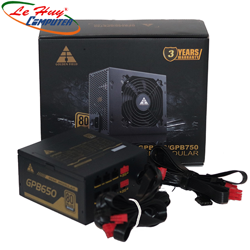 Nguồn máy tính Golden Field GPB650 650W 80Plus Bronze