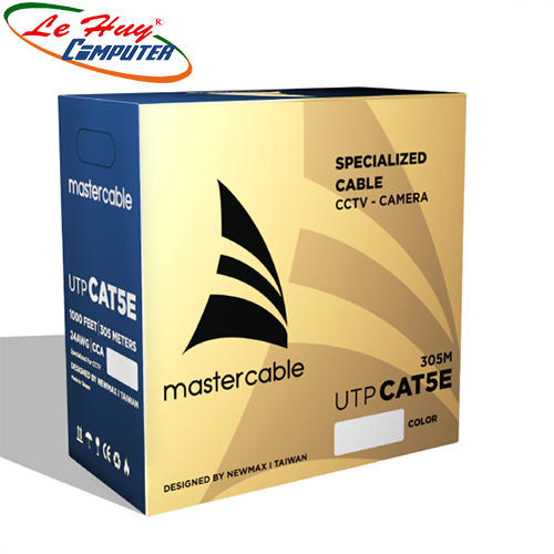 Cáp Mạng MASTER CAT5E UTP Màu Trắng 305m