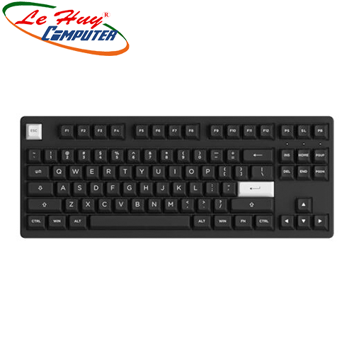 Bàn phím cơ AKKO 3087 RF White on Black (Cream Blue / Cream Yellow Switch)