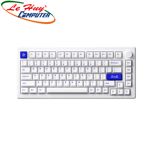 Bàn phím cơ AKKO MOD007 PC Blue on White (Piano Switch)
