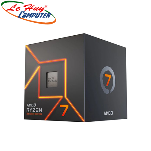 CPU AMD Ryzen 7 7700 (3.8GHz boost 5.3GHz, 8 nhân 16 luồng, 32MB Cache, 65W, Socket AM5)