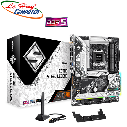 Bo Mạch Chủ - Mainboard ASROCK X670E Steel Legend DDR5