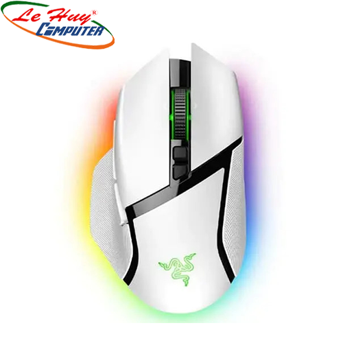 Chuột máy tính không dây Razer Basilisk V3 Pro White Edition RZ01-04620200-R3A1