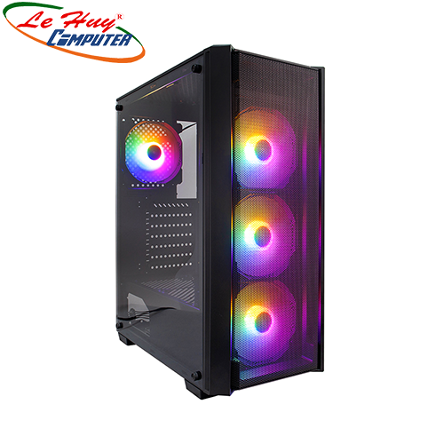 Vỏ máy tính 1STPLAYER FIREDANCING V4 Black