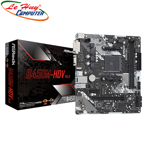 Bo Mạch Chủ - Mainboard Asrock B450M-HDV R4.0