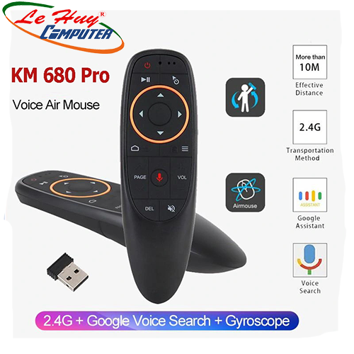 Điều khiển chuột bay tích hợp giọng nói VINABOX KM680PRO