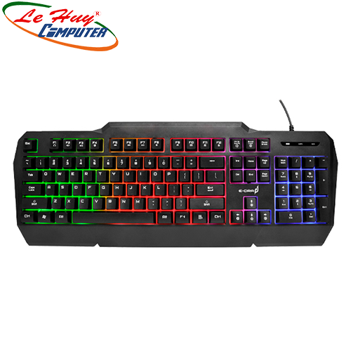 Bàn phím giả cơ E-DRA EK301 - Clicky LED Rainbows USB