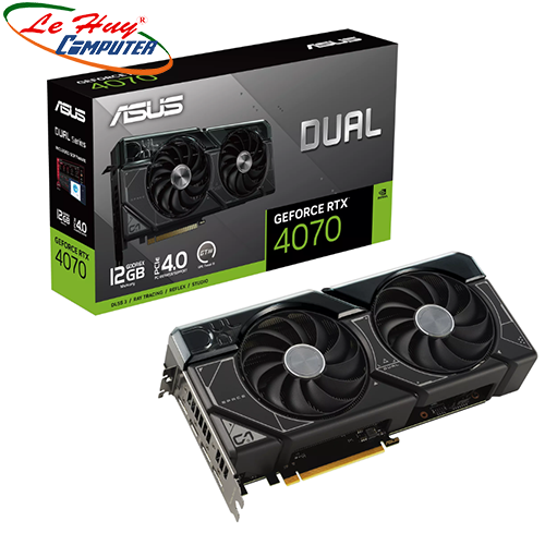 Card màn hình - VGA ASUS Dual GeForce RTX 4070 12GB GDDR6X (DUAL-RTX4070-12G)