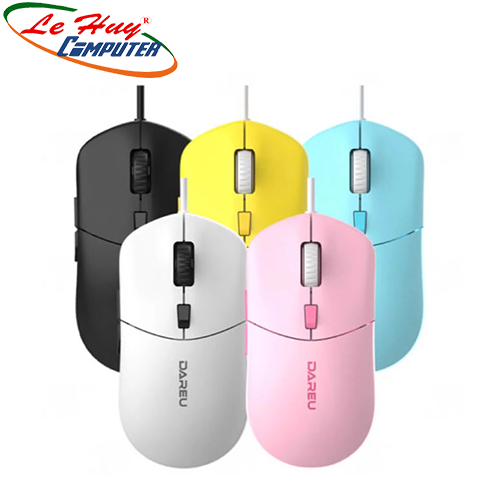 Chuột máy tính DAREU LM121 RGB SILENT CLICK