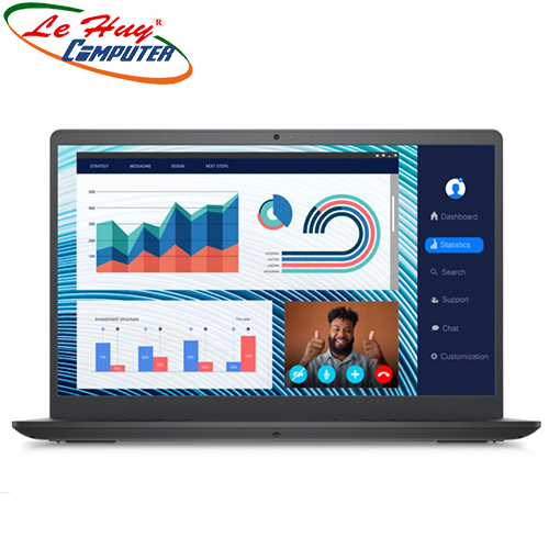 Máy Tính Xách Tay/Laptop Dell Vostro 3420 71003348 (i5-1235U/8GB/512GB/Iris Xe Graphics/14 inch FHD/Windows 11/Office/Xám)