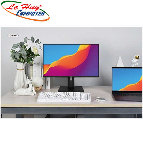 Màn hình máy tính GLOWY G24PRO 24Inch FullHD 75Hz IPS Full Viền Xoay 90 Độ