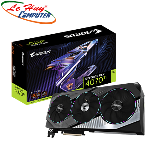 Card Màn Hình - VGA GIGABYTE AORUS GeForce RTX 4070 Ti ELITE 12G (GV-N407TAORUS E-12GD)