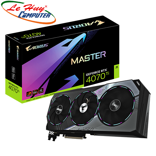 Card Màn Hình - VGA GIGABYTE AORUS GeForce RTX 4070 Ti MASTER 12G (GV-N407TAORUS M-12GD)
