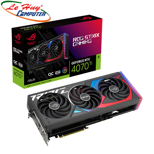 Card màn hình - VGA ASUS ROG Strix GeForce RTX 4070 Ti 12GB GDDR6X OC Edition (ROG-STRIX-RTX4070TI-O12G-GAMING)