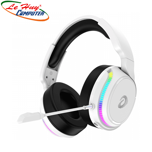 Tai nghe không dây DAREU A710 White (RGB - WIRELESS 5.8G)