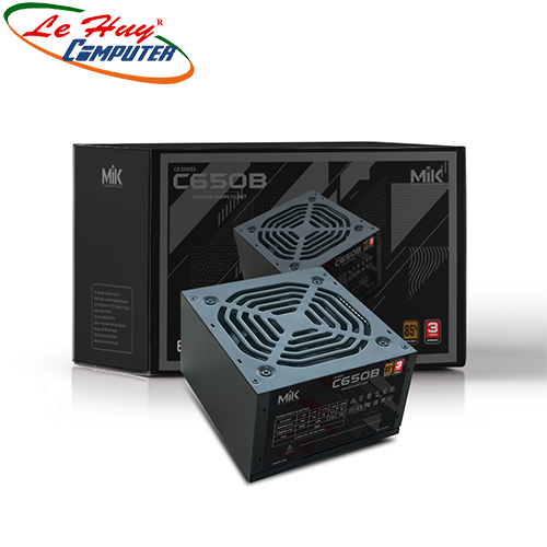 Nguồn máy tính MIK S-Power C650B 650W 80 PLUS BRONZE