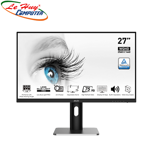 Màn hình LCD MSI PRO MP273QP 27inch 2K 75Hz IPS Loa