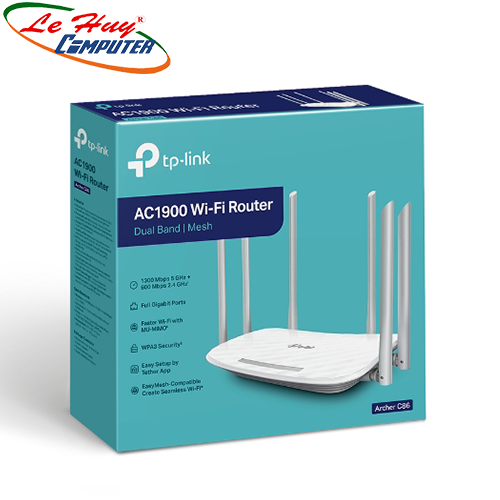 Thiết bị mạng - Router Wifi TP-Link Archer C86 băng tần kép AC1900