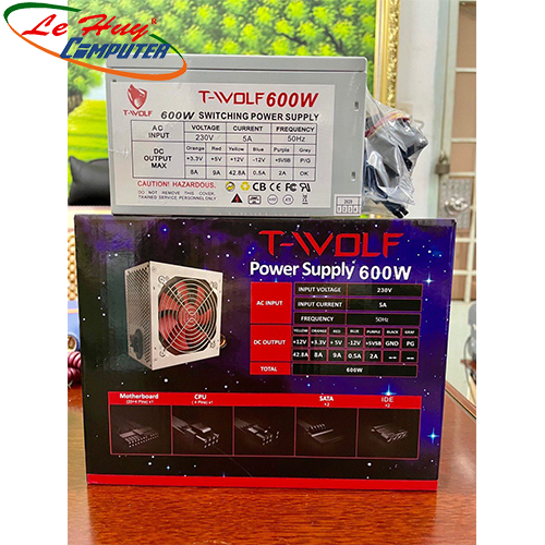 Nguồn máy tính T-Wolf 600W